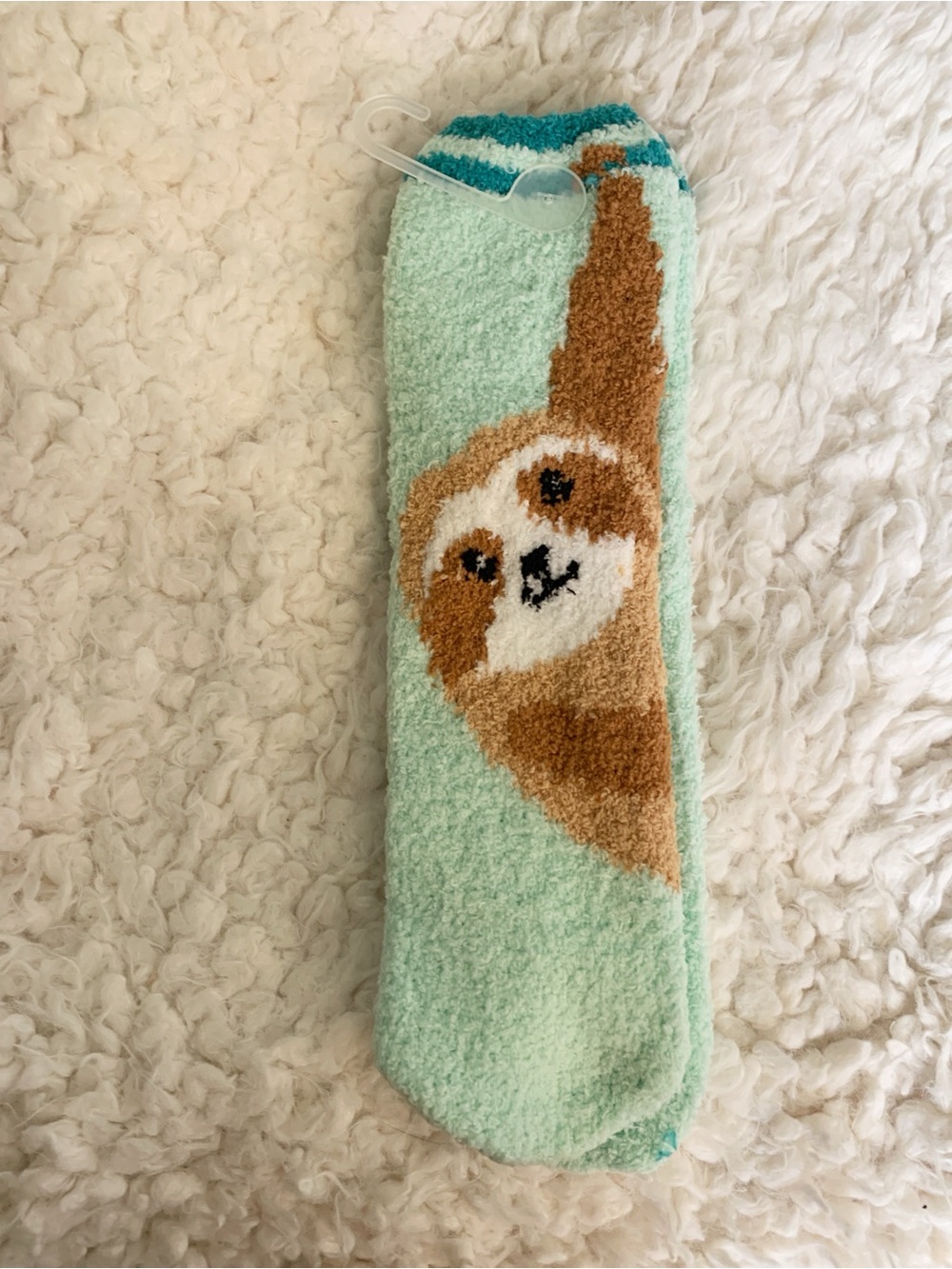 Old Navy NEW Mint Green Sloth 🦥 Cozy Socks